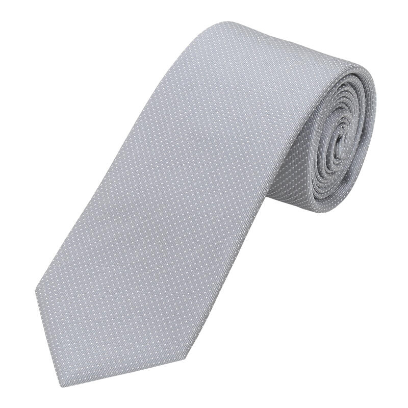 seidenfalter - Krawatte Picoté 7cm d-grau - Gr. - OS von seidenfalter