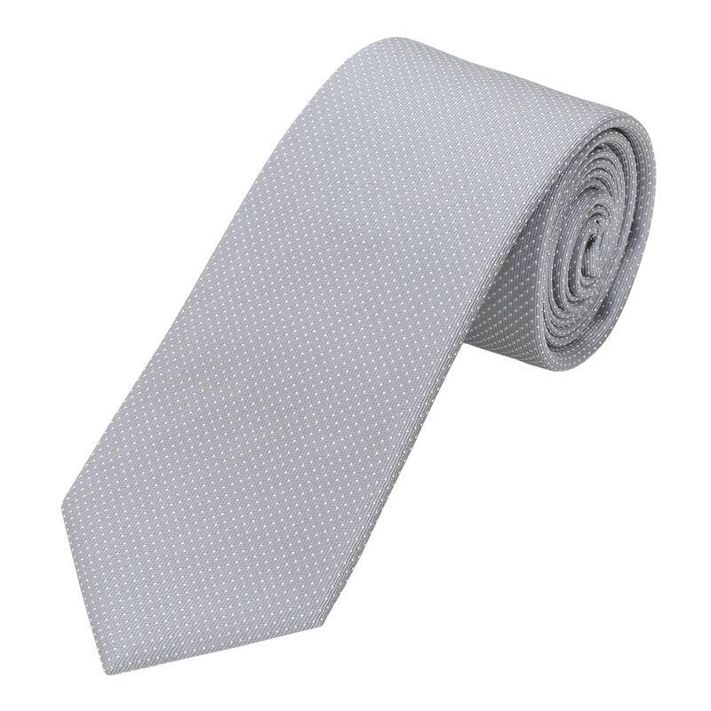 seidenfalter - Krawatte Picoté 7cm d-grau - Gr. - OS von seidenfalter