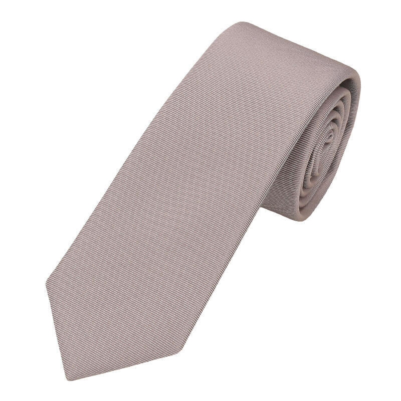 seidenfalter - Krawatte Uni 6cm beige - Gr. - OS von seidenfalter