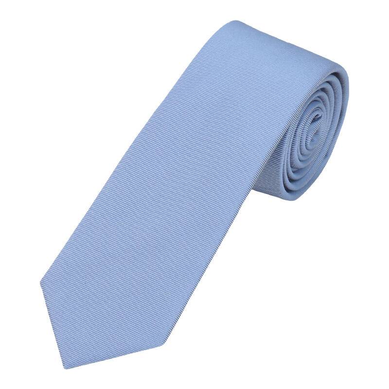 seidenfalter - Krawatte Uni 6cm h-blau - Gr. - OS von seidenfalter