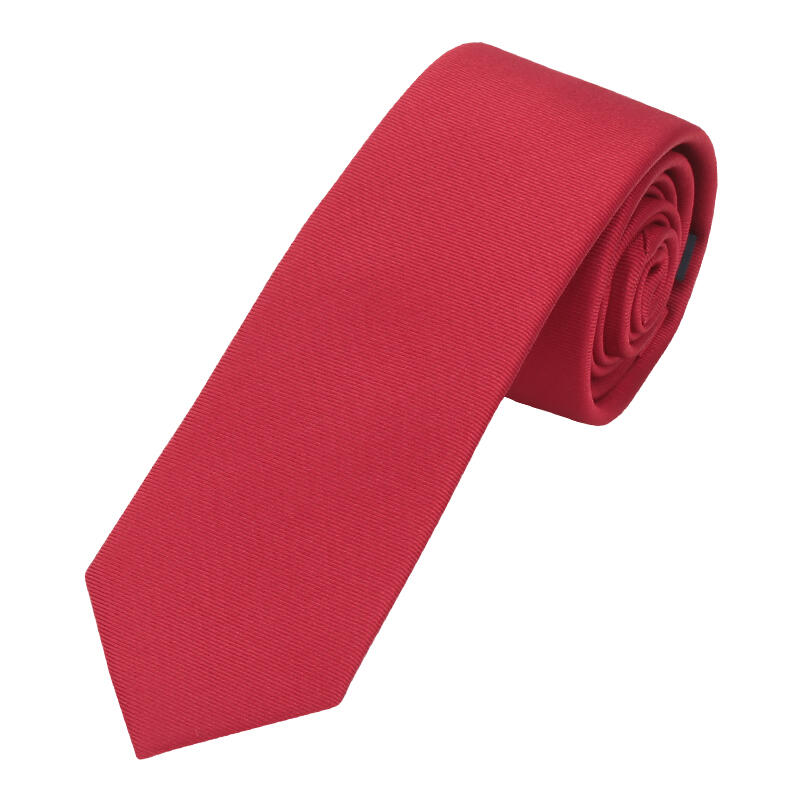 seidenfalter - Krawatte Uni 6cm h-rot - Gr. - OS von seidenfalter