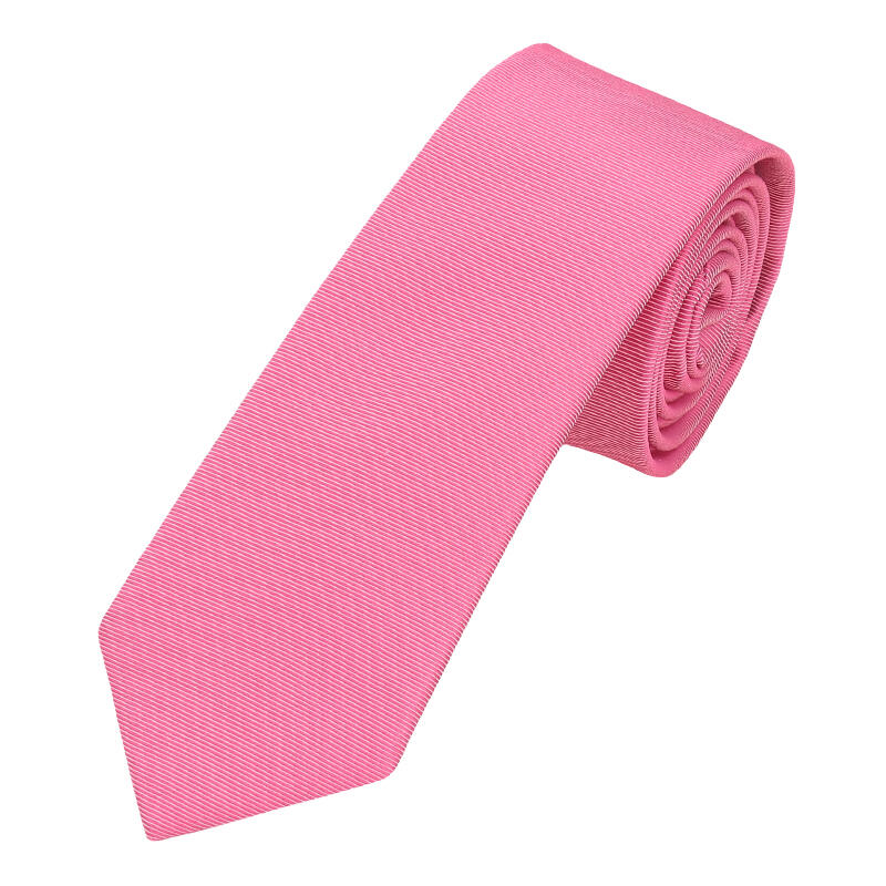 seidenfalter - Krawatte Uni 6cm koralle - Gr. - OS von seidenfalter