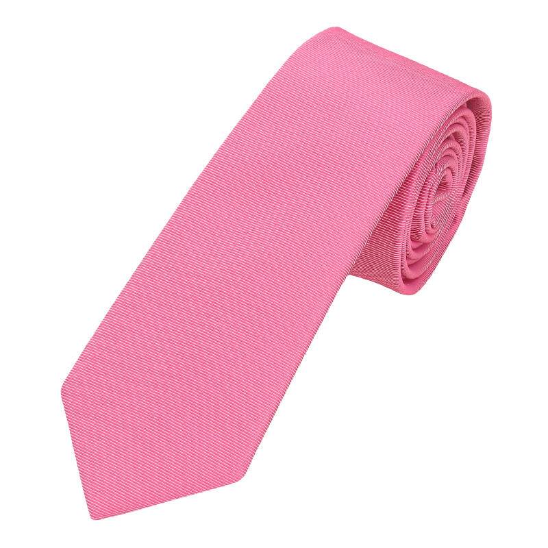 seidenfalter - Krawatte Uni 6cm koralle - Gr. - OS von seidenfalter