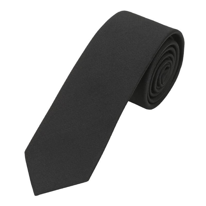 seidenfalter - Krawatte Uni 6cm schwarz - Gr. - OS von seidenfalter