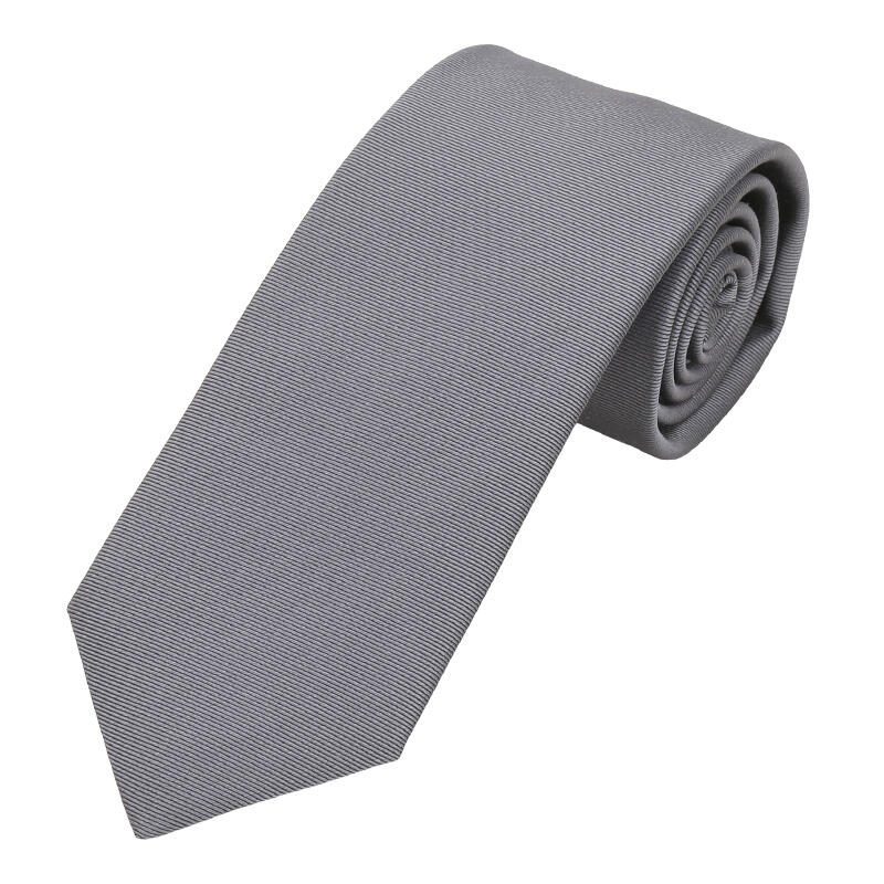 seidenfalter - Krawatte Uni 7cm d-grau - Gr. - OS von seidenfalter