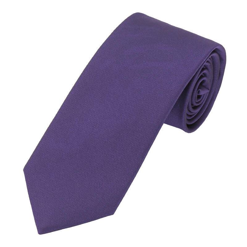 seidenfalter - Krawatte Uni 7cm d-lila - Gr. - OS von seidenfalter