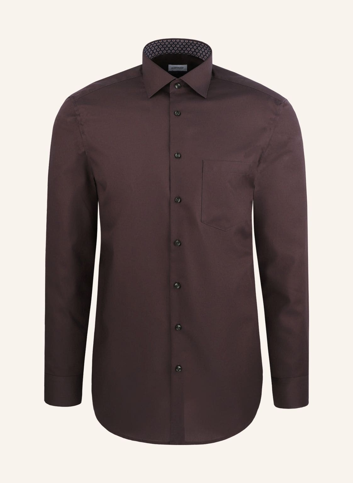 Seidensticker Business Hemd Regular Fit braun von seidensticker