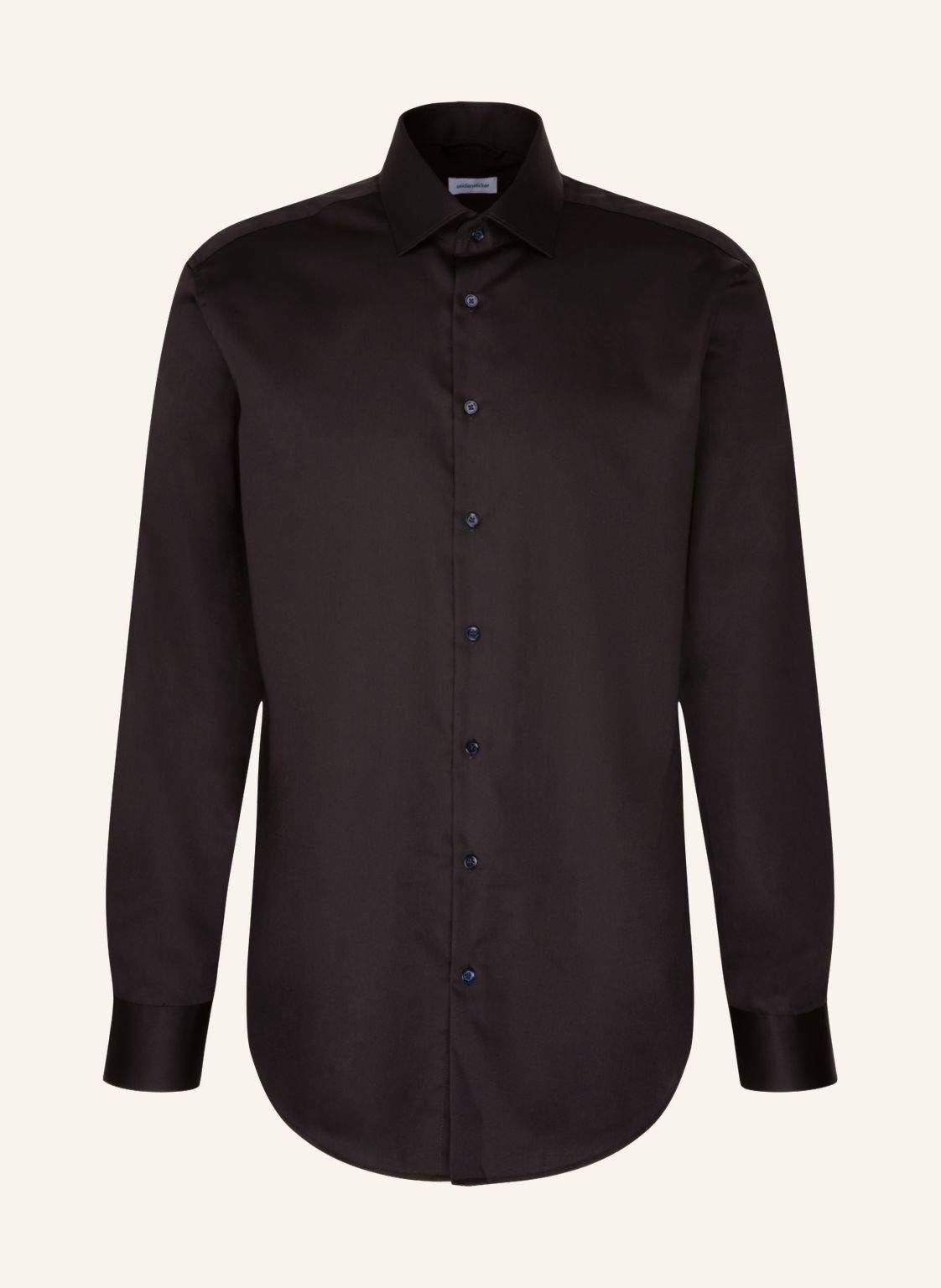 Seidensticker Business Hemd Regular Fit schwarz von seidensticker