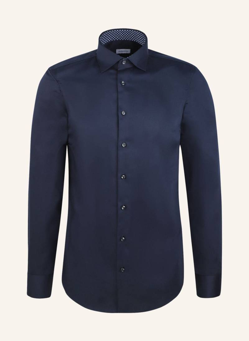 Seidensticker Business Hemd Shaped Fit blau von seidensticker