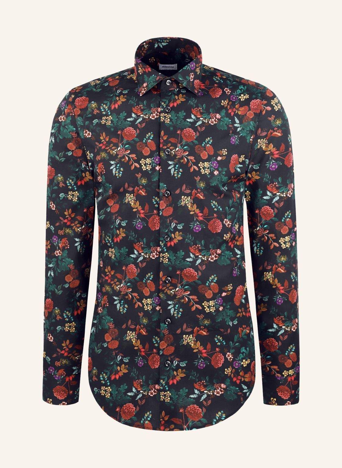 Seidensticker Business Hemd Shaped Fit grau von seidensticker