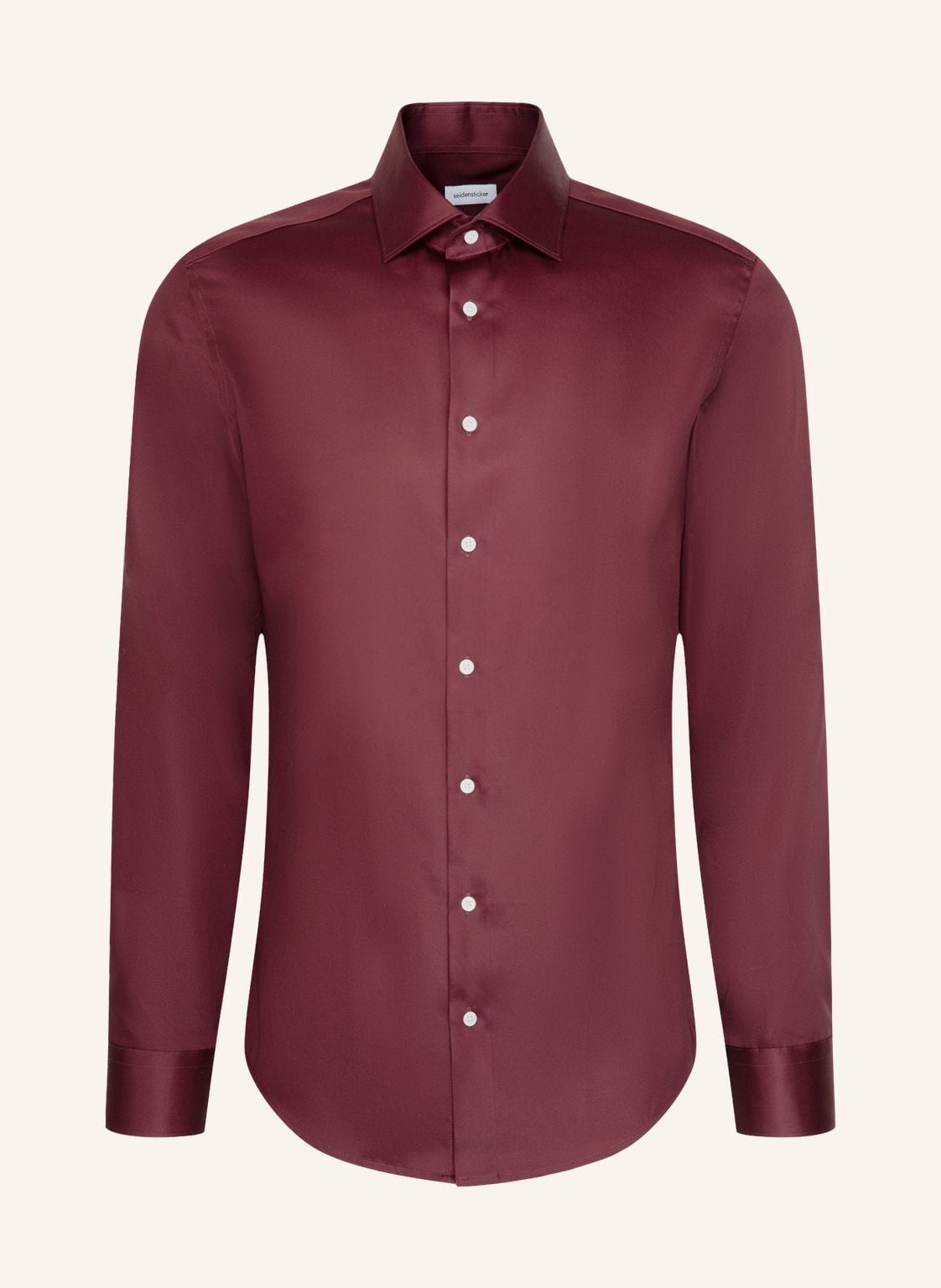 Seidensticker Business Hemd Shaped Fit rot von seidensticker