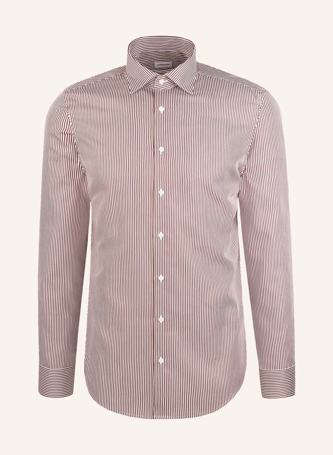 Seidensticker Business Hemd Shaped Fit rot von seidensticker