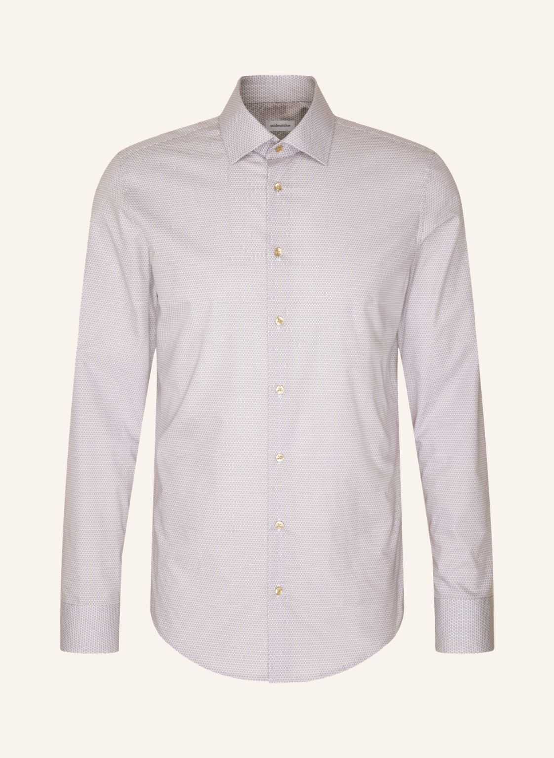 Seidensticker Business Hemd Slim Fit beige von seidensticker