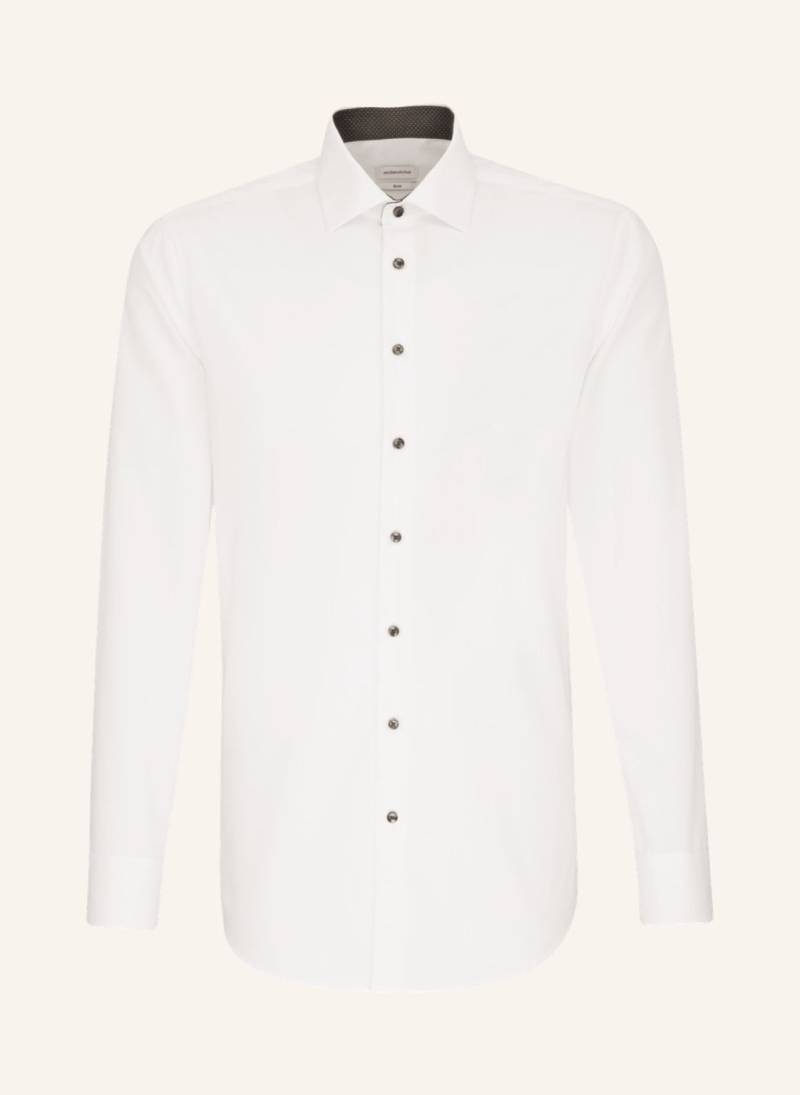 Seidensticker Business Hemd Slim Fit weiss von seidensticker