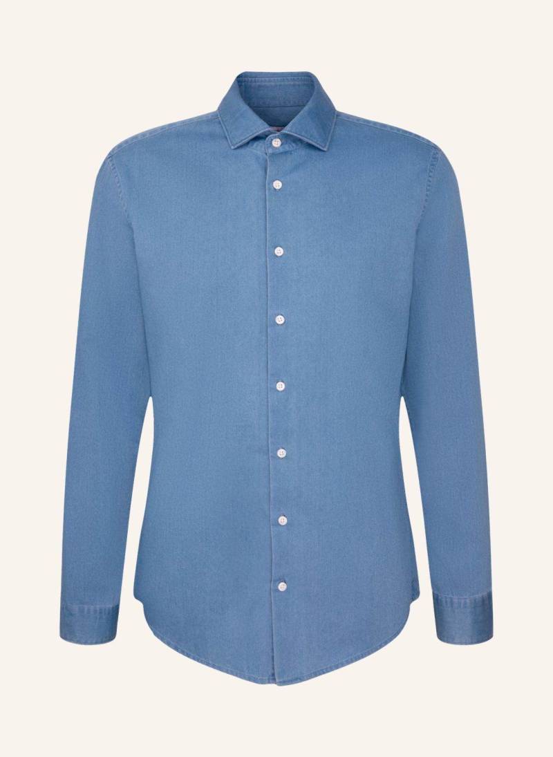 Seidensticker Denimhemd, Casual Hemd Slim Fit blau von seidensticker
