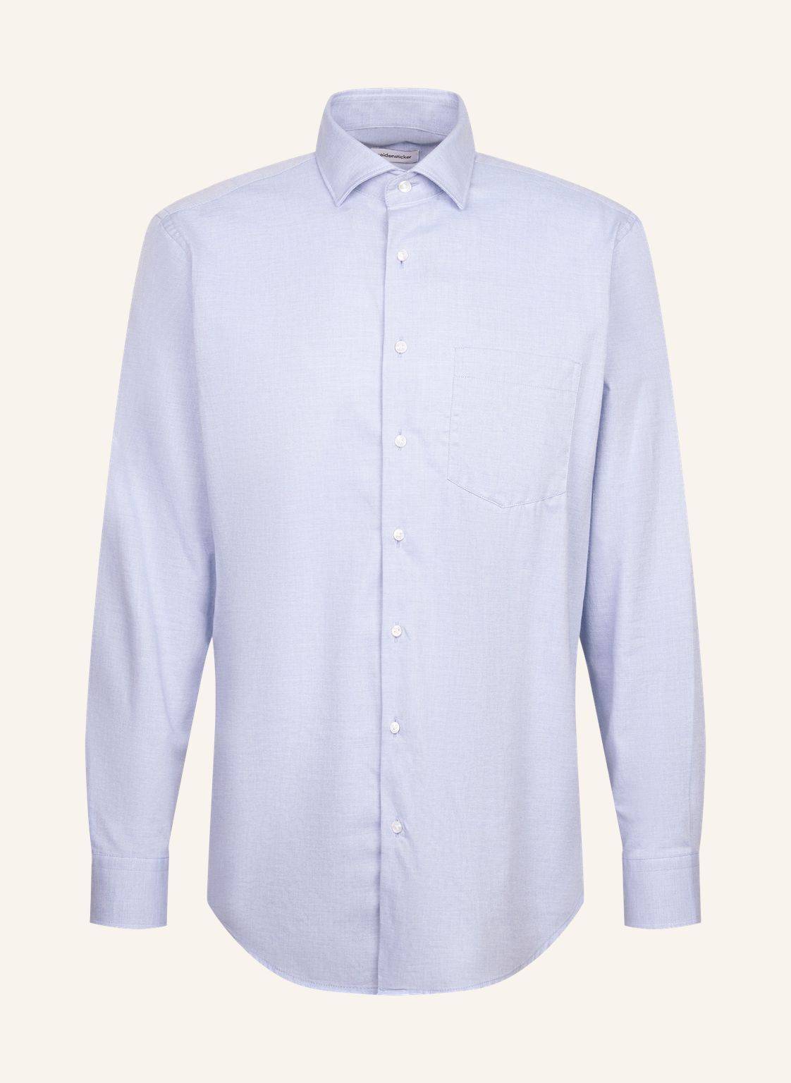 Seidensticker Flanellhemd Regular Fit blau von seidensticker