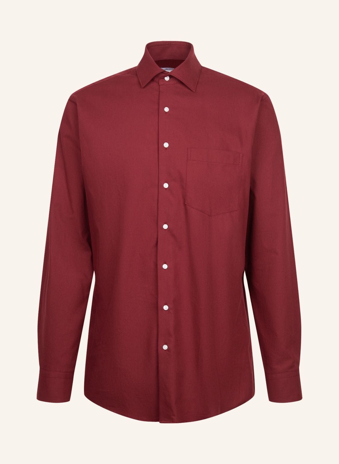 Seidensticker Flanellhemd Regular Fit rot von seidensticker