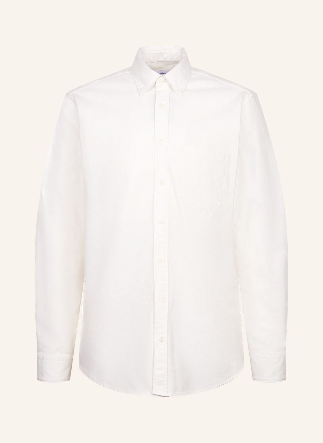 Seidensticker Flanellhemd Regular Fit weiss von seidensticker