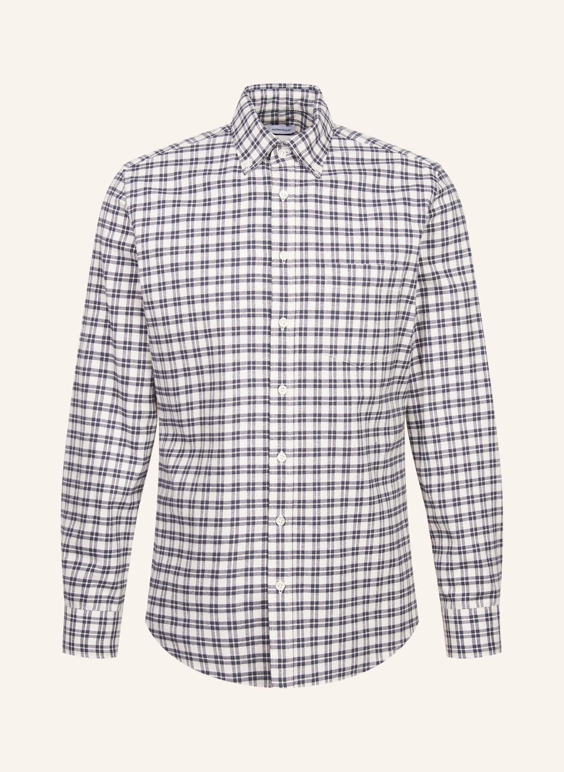 Seidensticker Flanellhemd Slim Fit grau von seidensticker