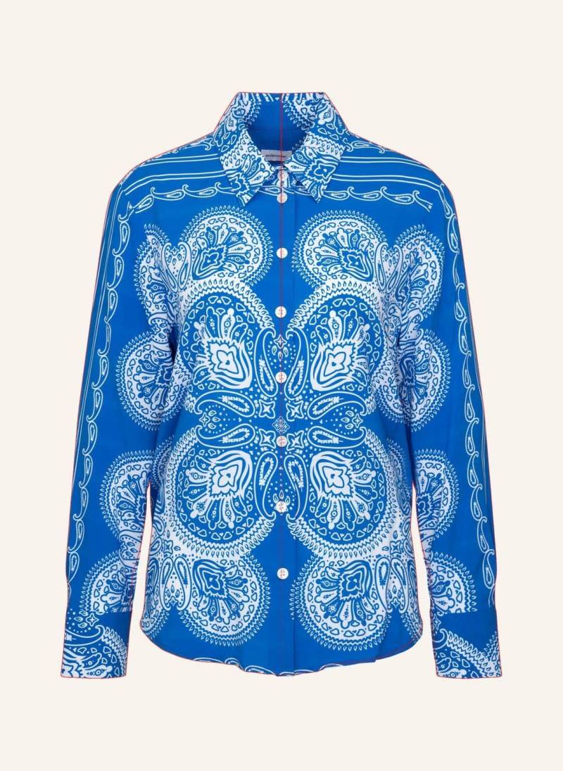 Seidensticker Hemdbluse blau von seidensticker