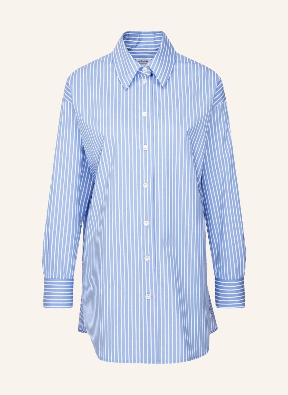 Seidensticker Hemdbluse blau von seidensticker