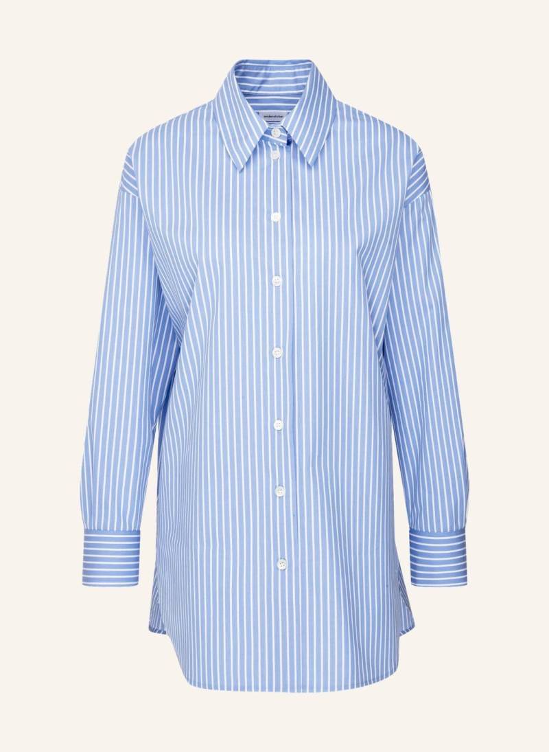 Seidensticker Hemdbluse blau von seidensticker