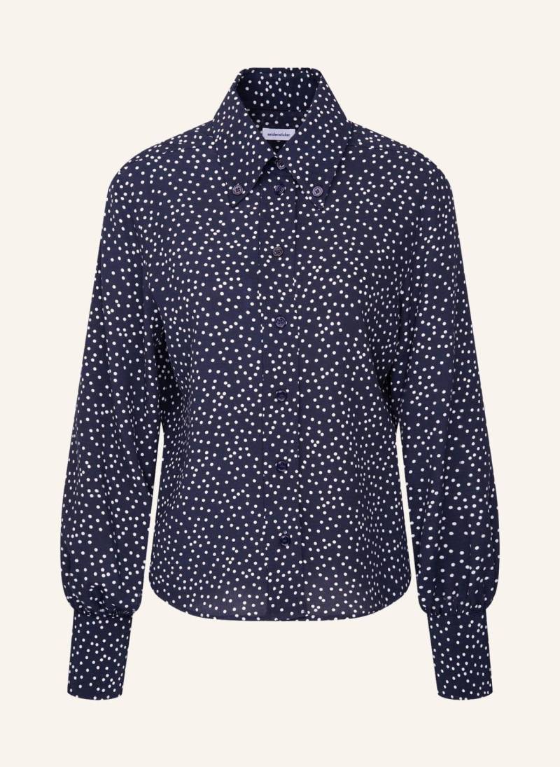 Seidensticker Hemdbluse blau von seidensticker