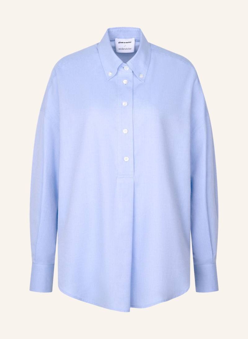 Seidensticker Hemdbluse blau von seidensticker