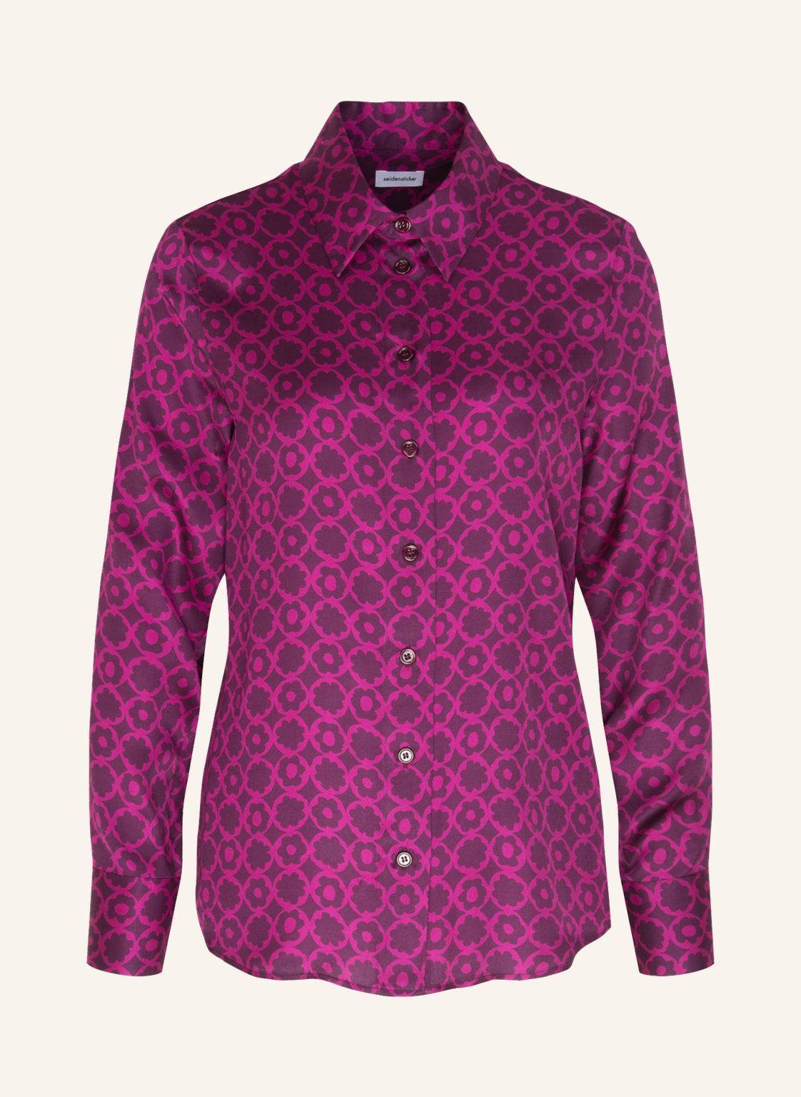Seidensticker Hemdbluse lila von seidensticker