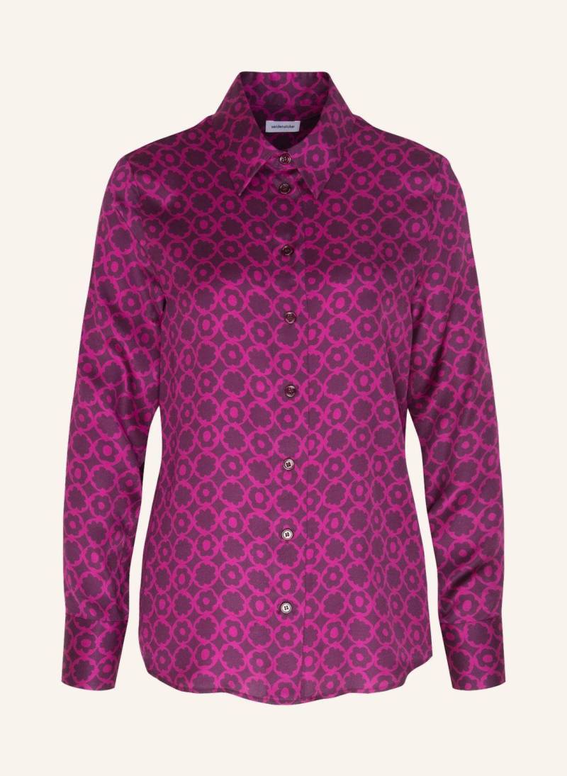 Seidensticker Hemdbluse lila von seidensticker