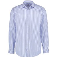 Seidensticker Herren Hemd blau gestreift Comfort Fit von seidensticker
