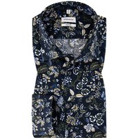 Seidensticker Herren Hemd blau Baumwolle von seidensticker