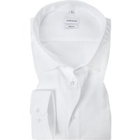 Seidensticker Herren Hemd weiß Baumwolle von seidensticker