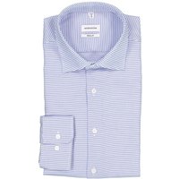 Seidensticker Herren Hemd blau Baumwolle von seidensticker