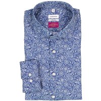 Seidensticker Herren Hemd blau Baumwolle von seidensticker