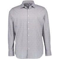 Seidensticker Herren Hemd blau Baumwolle von seidensticker