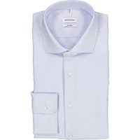 Seidensticker Herren Hemd blau Baumwolle von seidensticker