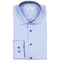 Seidensticker Herren Hemd blau Baumwolle von seidensticker