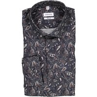 Seidensticker Herren Hemd grau Baumwolle von seidensticker