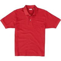 Seidensticker Herren Polo-Shirt rot Baumwoll-Piqué von seidensticker