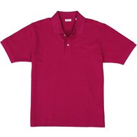 Seidensticker Herren Polo-Shirt violett Baumwoll-Piqué von seidensticker