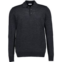 Seidensticker Herren Pullover grau Wolle unifarben von seidensticker