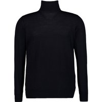 Seidensticker Herren Pullover schwarz unifarben von seidensticker