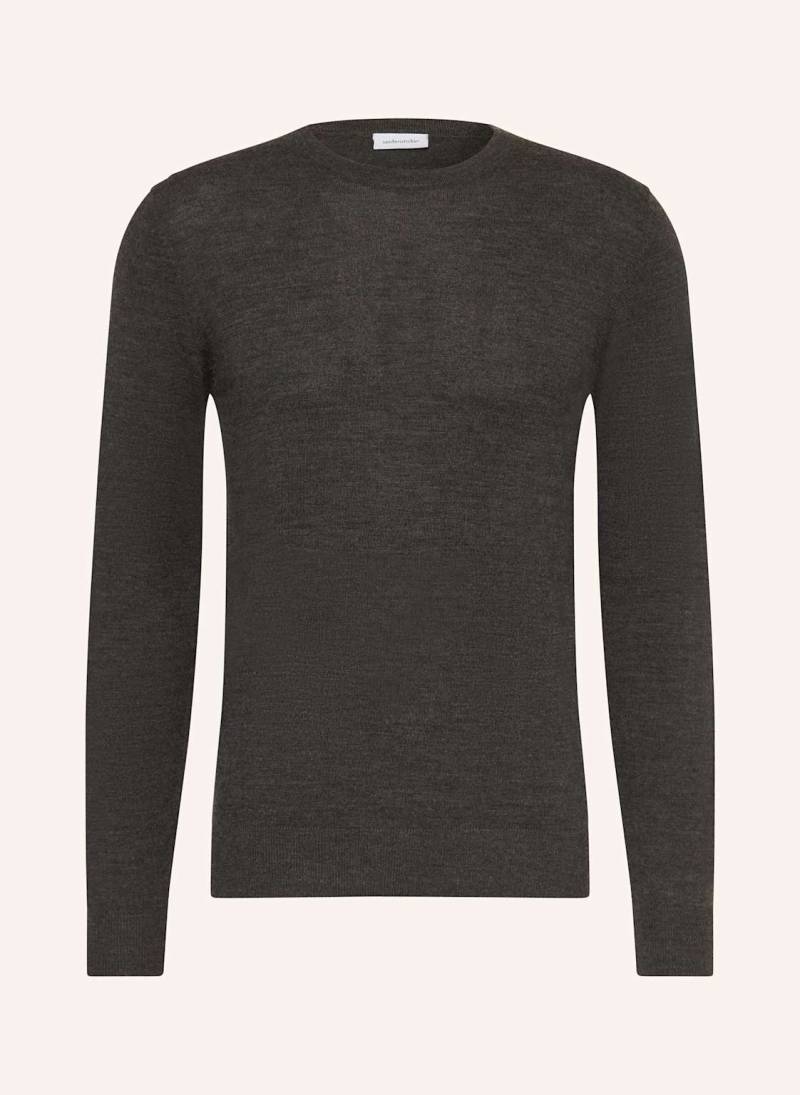 Seidensticker Pullover Aus Merinowolle grau von seidensticker