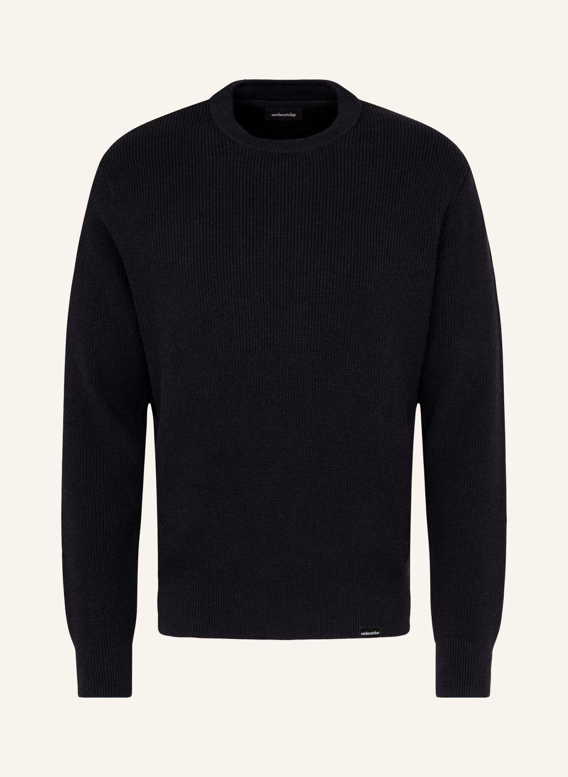 Seidensticker Pullover Regular Fit blau von seidensticker