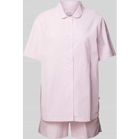 Seidensticker Pyjama mit Knopfleiste in Rosa, Größe M von seidensticker