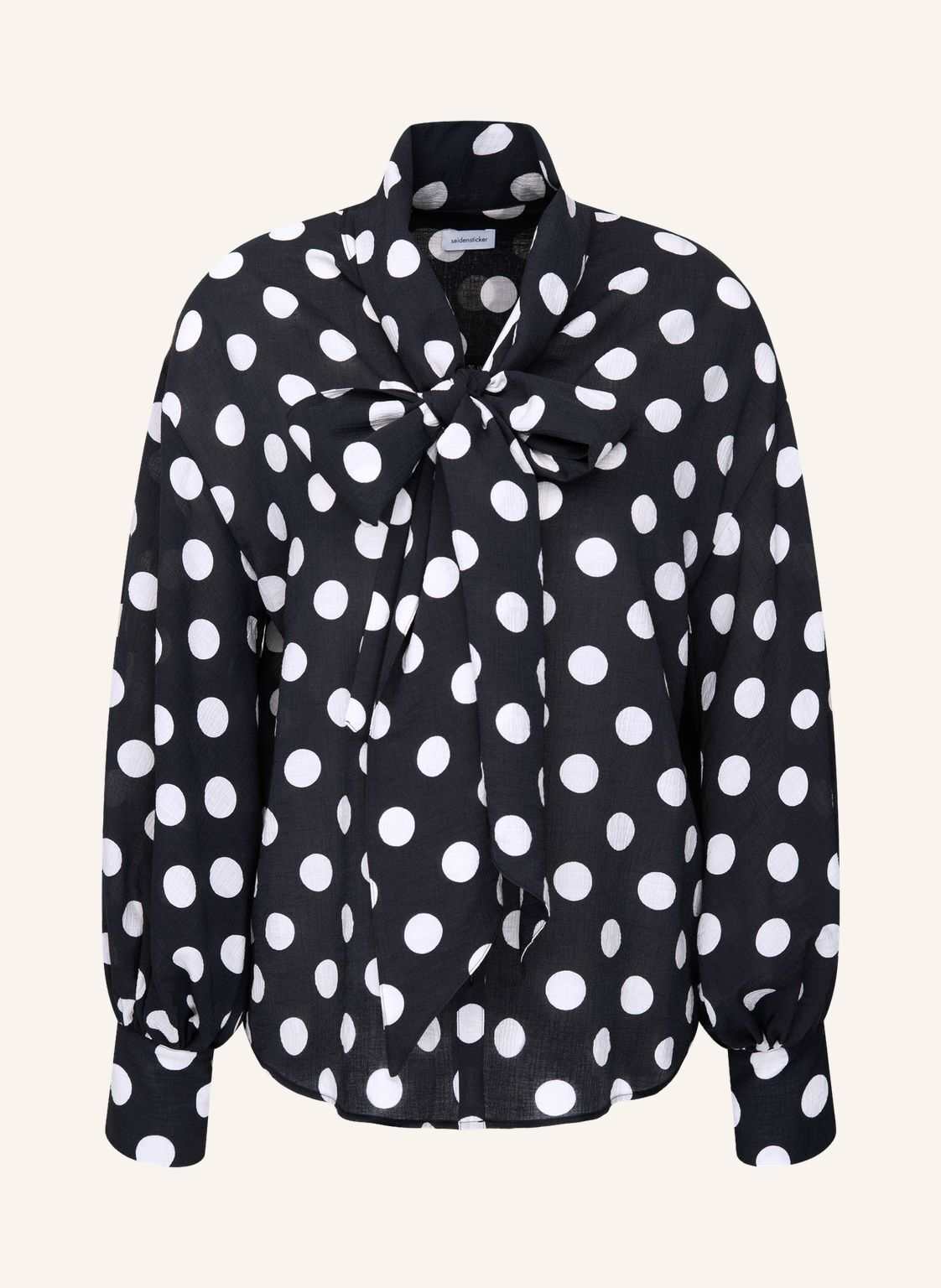 Seidensticker Rüschenbluse schwarz von seidensticker