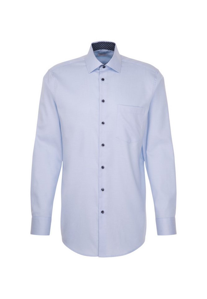 seidensticker Businesshemd BUSINESS KENT PATCH5 11 HELLBLAU von seidensticker