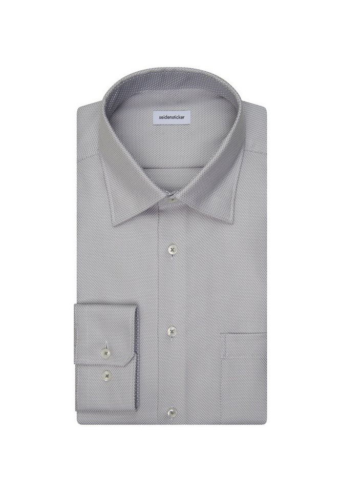 seidensticker Businesshemd NEW B.D. COVERED PATCH 5 33 GREY von seidensticker