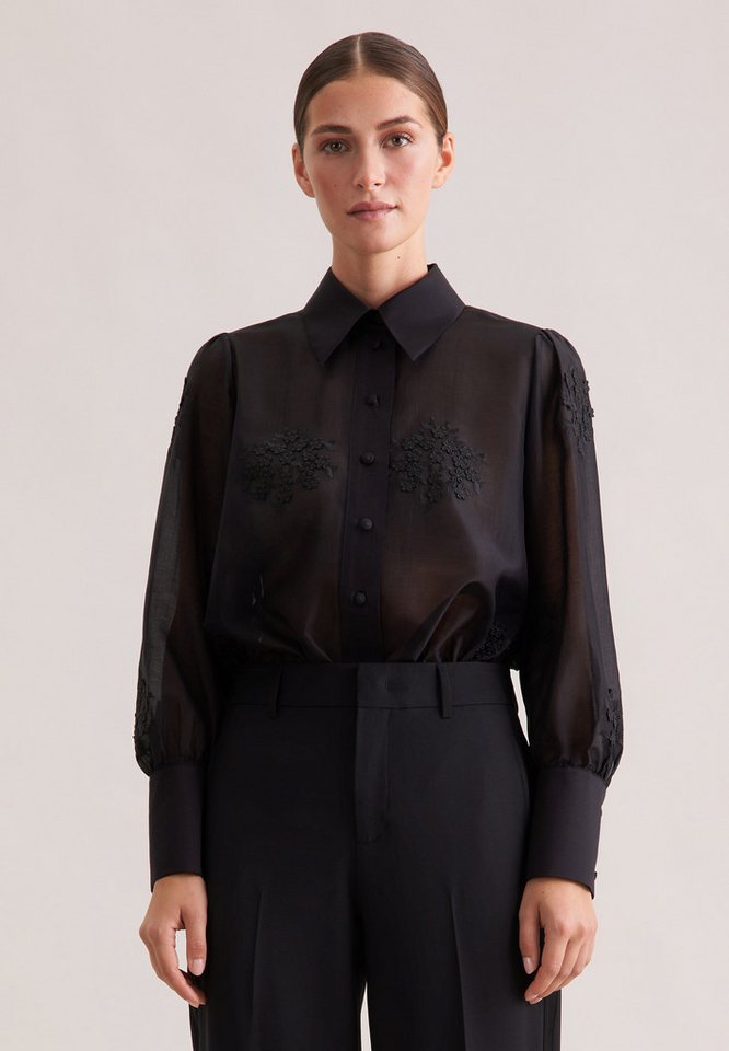 seidensticker Hemdbluse 1/1 Kragen Uni von seidensticker